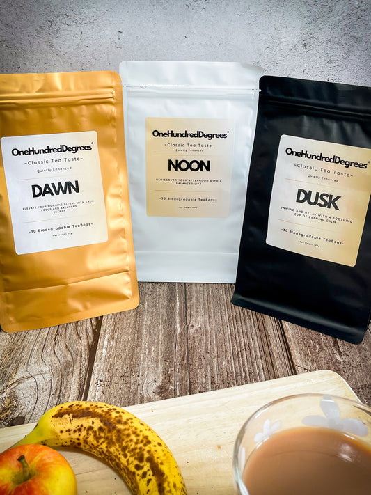 Wellness Black Tea Subscription – 3-Pack Bundle for Energy, Focus & Sleep (90 Bags Monthly)